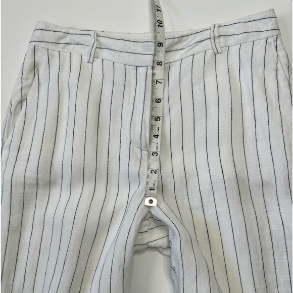 MICHAEL Michael Kors White Striped Pants - Picture 5 of 11